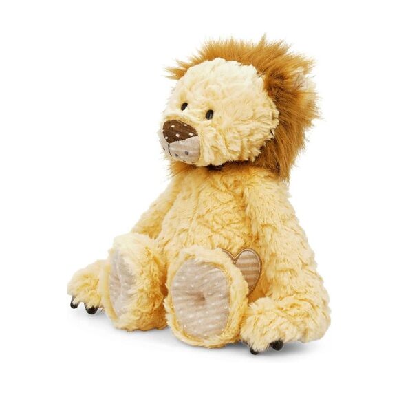 DEMDACO Lion 12 Inch Yellow and Brown Polyester and Acrylic Childrens Plush Stuf - Picture 3 of 6